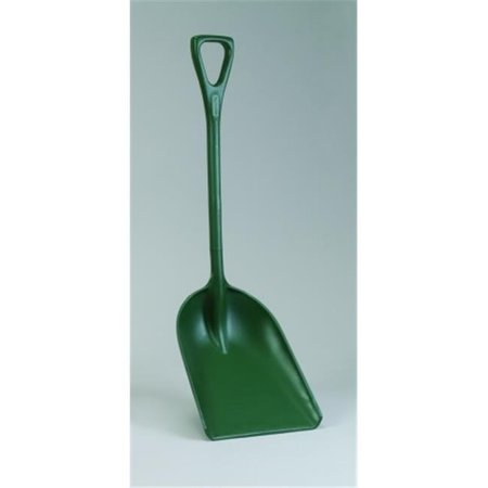 POLY PRO TOOLS Tuffy 14 in Scoop Shovel, Poly, Green P-6982-G
